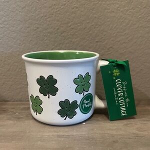 Sheffield Home Smiley Face Shamrocks Mug
